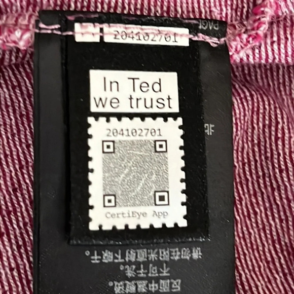 Ted Baker Fresair Mesh Tee 100% Cotton in Dark Red - Size Large (Ted Size 4) - Picture 10 of 10